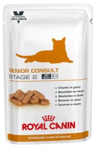  VET SENIOR CONSULT STAGE 2 СТАРШЕ 7 ЛЕТ 2-Я СТАДИЯ СТАРЕНИЯ КОНС.КОРМ ДЛЯ КОШЕК ROYAL CANIN (РОЯЛ КАНИН)