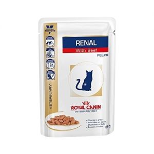 VET DIET RENAL С ГОВЯДЕНОЙ ПРИ ПОЧЕЧНОЙ НЕДОСТАТОЧНОСТИ,  КОНС.КОРМ ДЛЯ КОШЕК ROYAL CANIN (РОЯЛ КАНИН) 