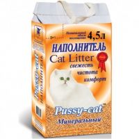Pussy-cat - наполнитель пусси кэт минеральный для кошек