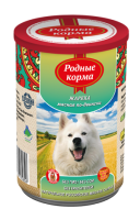 Родные корма Консервы для собак «жарёха мясная по-двински»