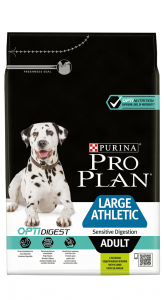 PRO PLAN® OPTIDIGEST® для взрослых собак крупных пород с атлетическим телосложением с чувствительным пищеварением С ЯГНЕНКОМ
