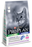 PRO PLAN(ПроПлан) Sterilised 7+ для стерилизованных кошек старше 7 лет С ИНДЕЙКОЙ